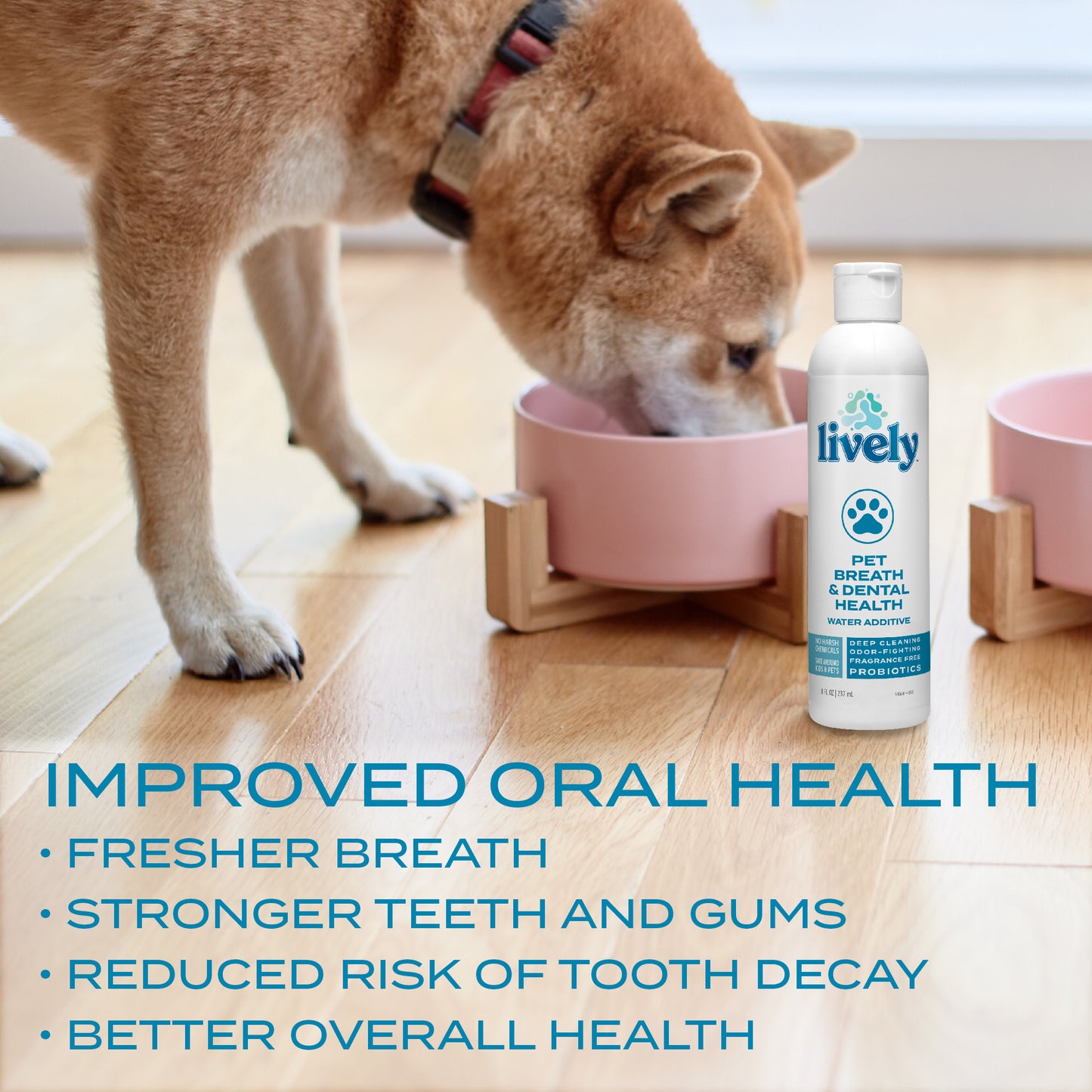 Pet Breath and Dental Health Water Additive