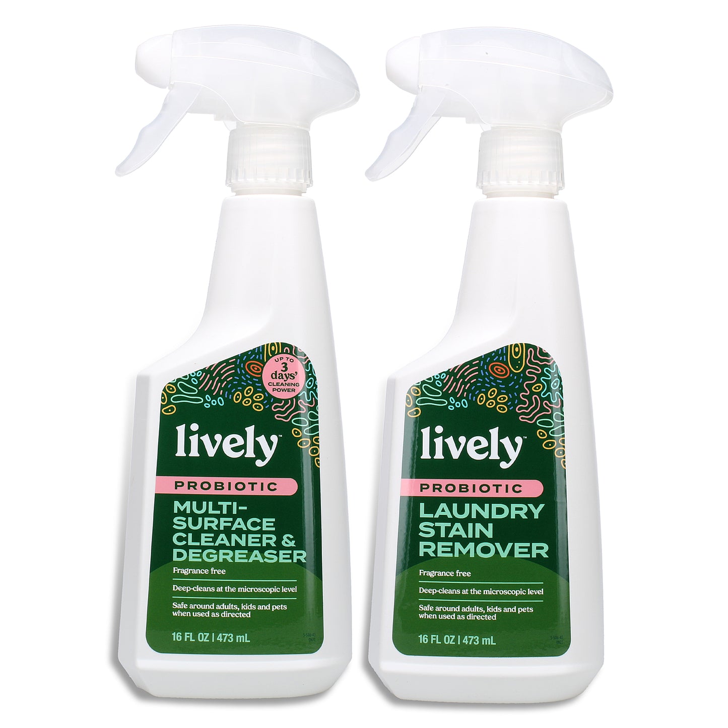 Lively Cleaner & Laundry Stain Fighter Bundle